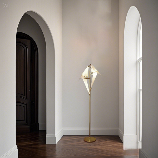 Nordic Paper Crane Origami Bird Desk Lamp