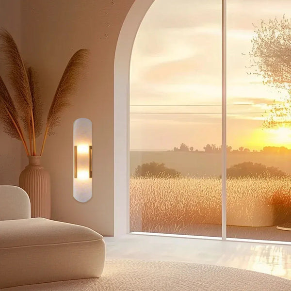 ModernMinimalist Marble Wall Light