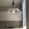 Chic Glass Flower Pendant Light