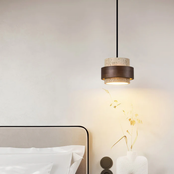 Retro Stone Wabi-Sabi Pendant Light