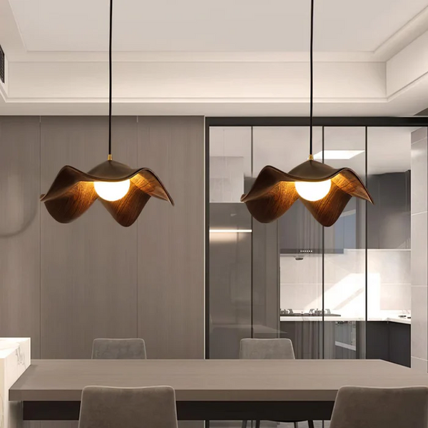 Unique Wooden Pendant Lamp