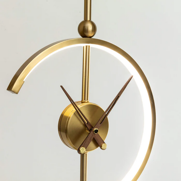 Chic Luxury Lamp Clock