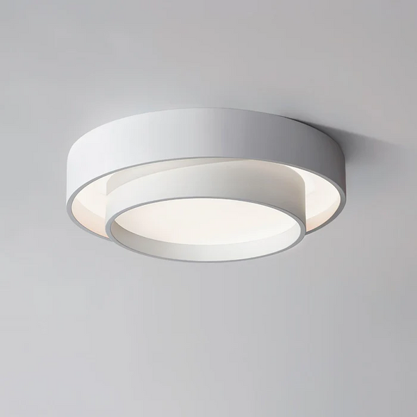Modern Double Round Ceiling Light
