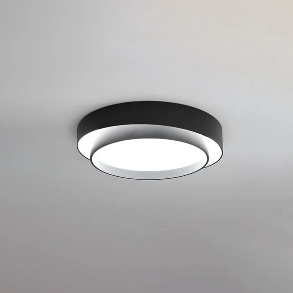 Modern Double Round Ceiling Light