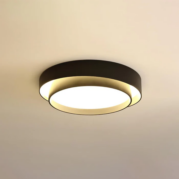 Modern Double Round Ceiling Light