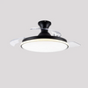 Sleek Flush Mount Ceiling Fan with LED Light