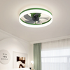Scandinavian Flush Mount Ceiling Fans with LED Lights