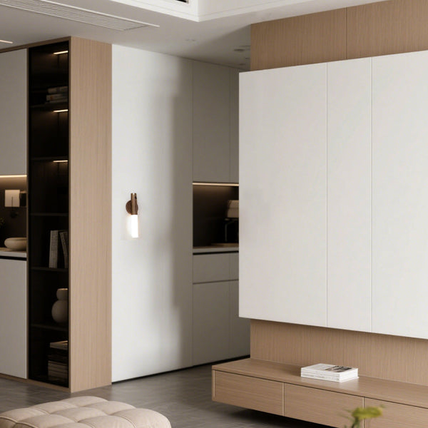 Wooden USB Rechargeable Wall Light