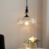 Chic Glass Flower Pendant Light