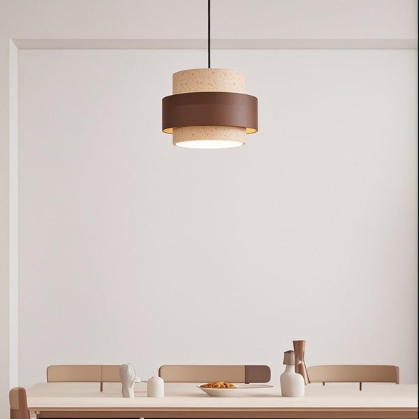 Retro Stone Wabi-Sabi Pendant Light