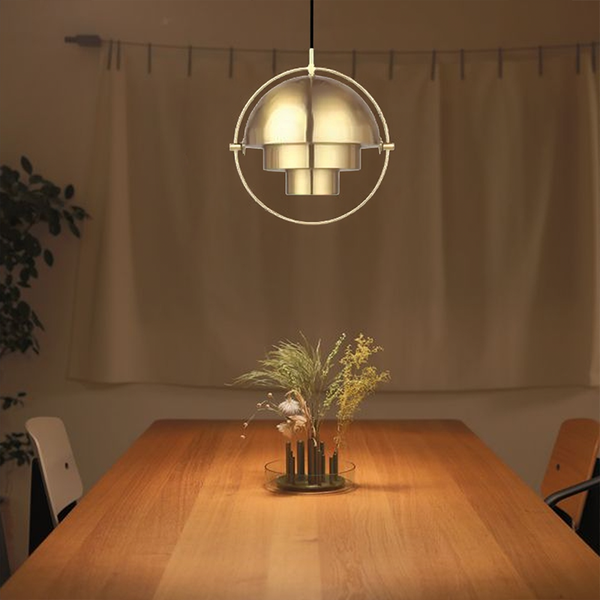 Creative Metal Ring Multi-layer Pendant Light