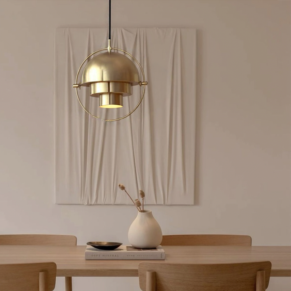 Creative Metal Ring Multi-layer Pendant Light