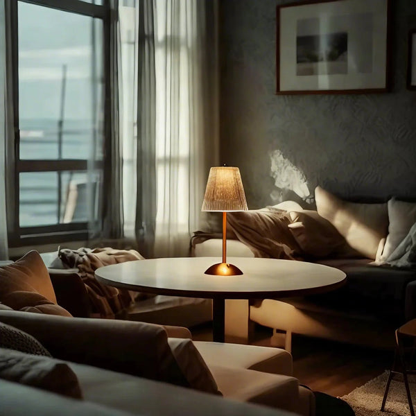 Modern Crystal Metal Table Lamp