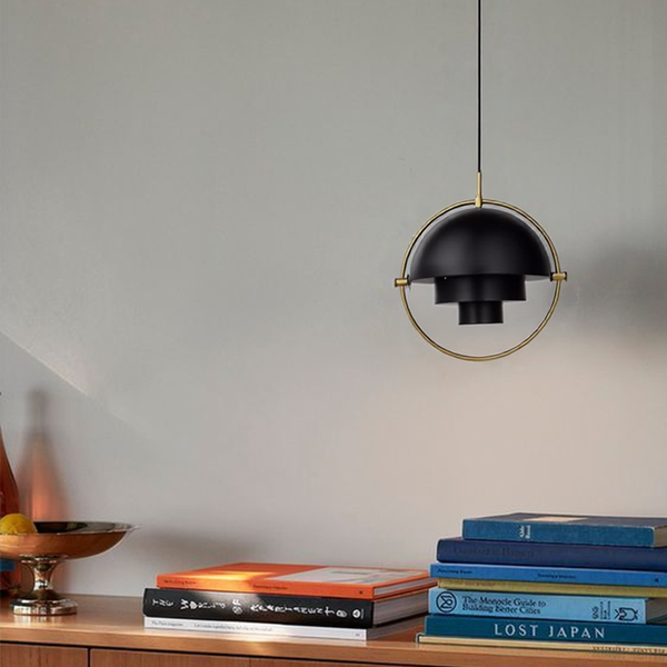 Creative Metal Ring Multi-layer Pendant Light