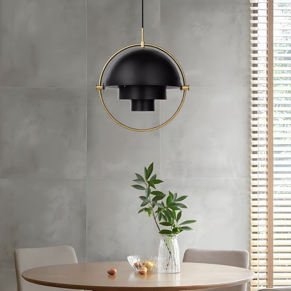 Creative Metal Ring Multi-layer Pendant Light