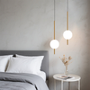 Modern Bedside Cylindrical Hanging Lamp
