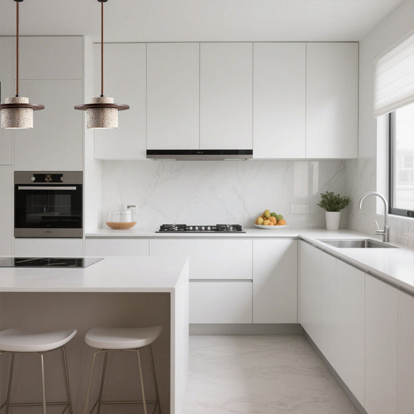 Modern Chic Travertine Pendant Light