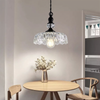 Chic Glass Flower Pendant Light
