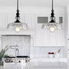 Chic Glass Flower Pendant Light