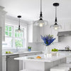 Chic Glass Flower Pendant Light