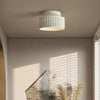 Vintage Cream Style Drum Ceiling Lamp