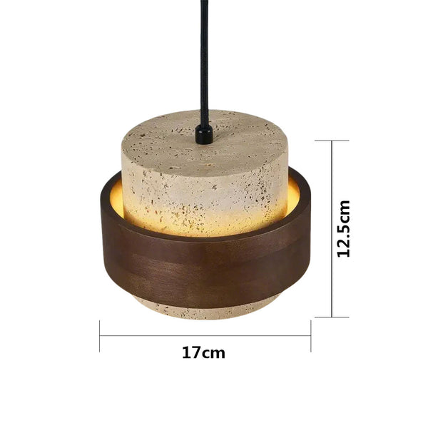 Retro Stone Wabi-Sabi Pendant Light