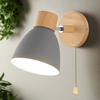 Nordic Modern Hanging Wooden Wall Lamp