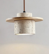Modern Chic Travertine Pendant Light