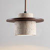 Modern Chic Travertine Pendant Light