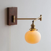 Modern Wood Adjustable Wall Lamp