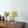 Chic Glass Cake Table Lamp