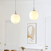 Modern Nordic Opal Glass Pendant Light