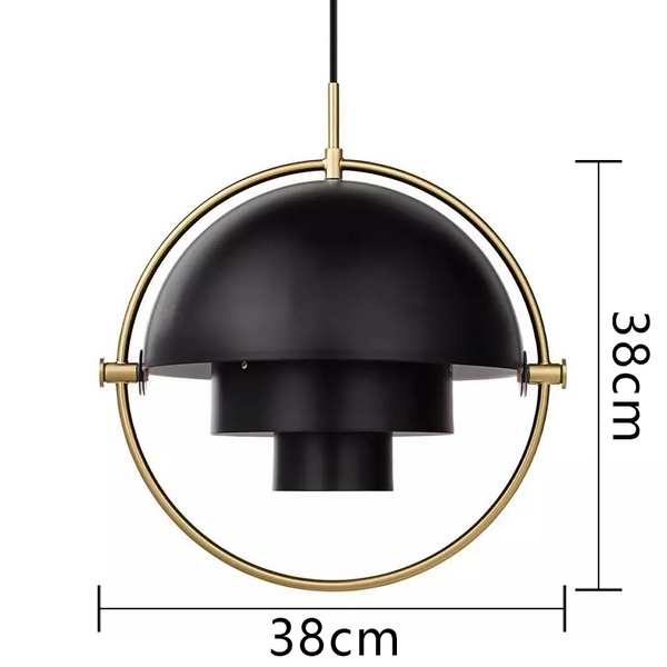 Creative Metal Ring Multi-layer Pendant Light