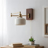 Modern Wood Adjustable Wall Lamp