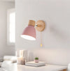 Nordic Modern Hanging Wooden Wall Lamp