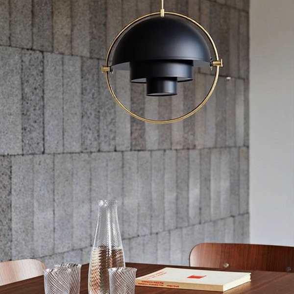 Creative Metal Ring Multi-layer Pendant Light