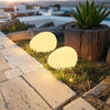 Modern Solar Cobblestone Light