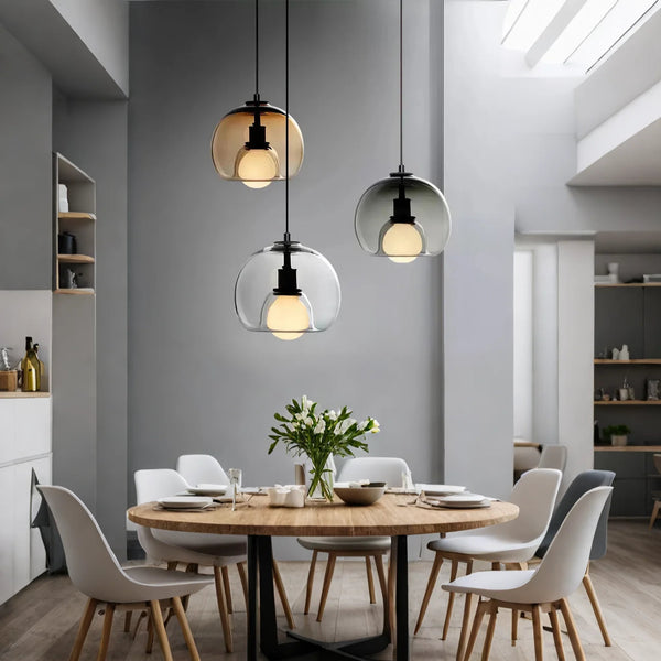 Chic Glass Pendant Light