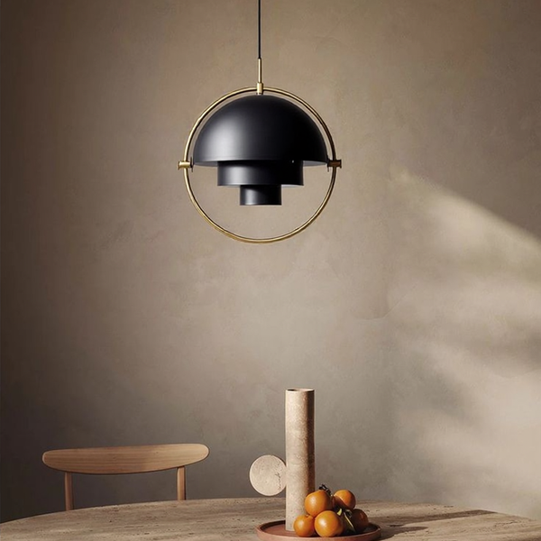 Creative Metal Ring Multi-layer Pendant Light