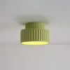 Vintage Cream Style Drum Ceiling Lamp