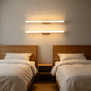 Nordic Wooden LED Vanity Light – Minimalist Waterproof Bathroom Mirror Wall Lamp for Makeup & Washroom-2pcs