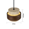 Retro Stone Wabi-Sabi Pendant Light